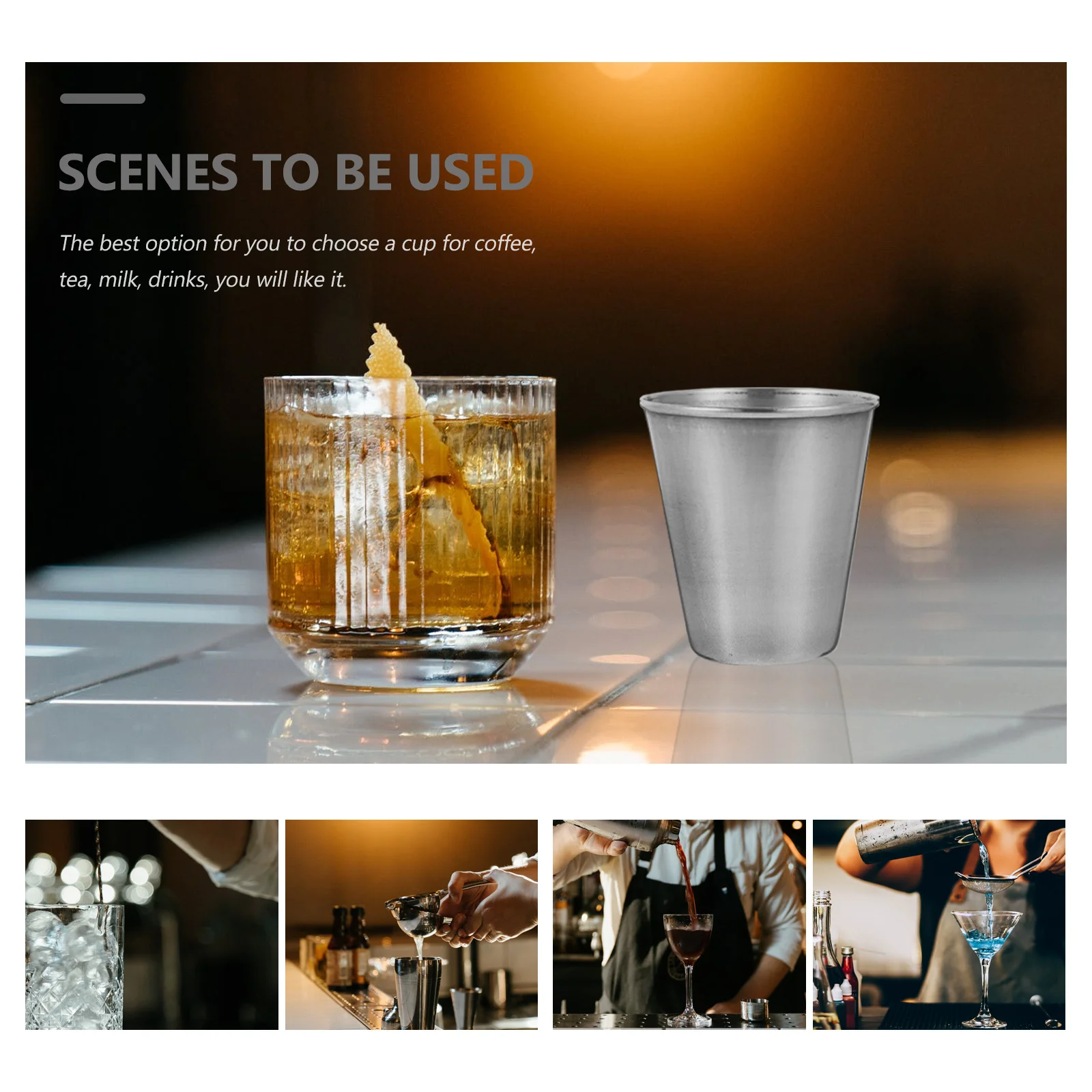 6pcs Stainless Steel Shot Glasses 70Ml Rustproof Drinking Vessel For Whiskey Liquor Bar Camping Party Metal Cup Outdoor Small
6pcs Stainless Steel Shot Glasses 70Ml Rustproof Drinking Vessel For Whiskey Liquor Bar Camping Party Metal Cup Outdoor Small