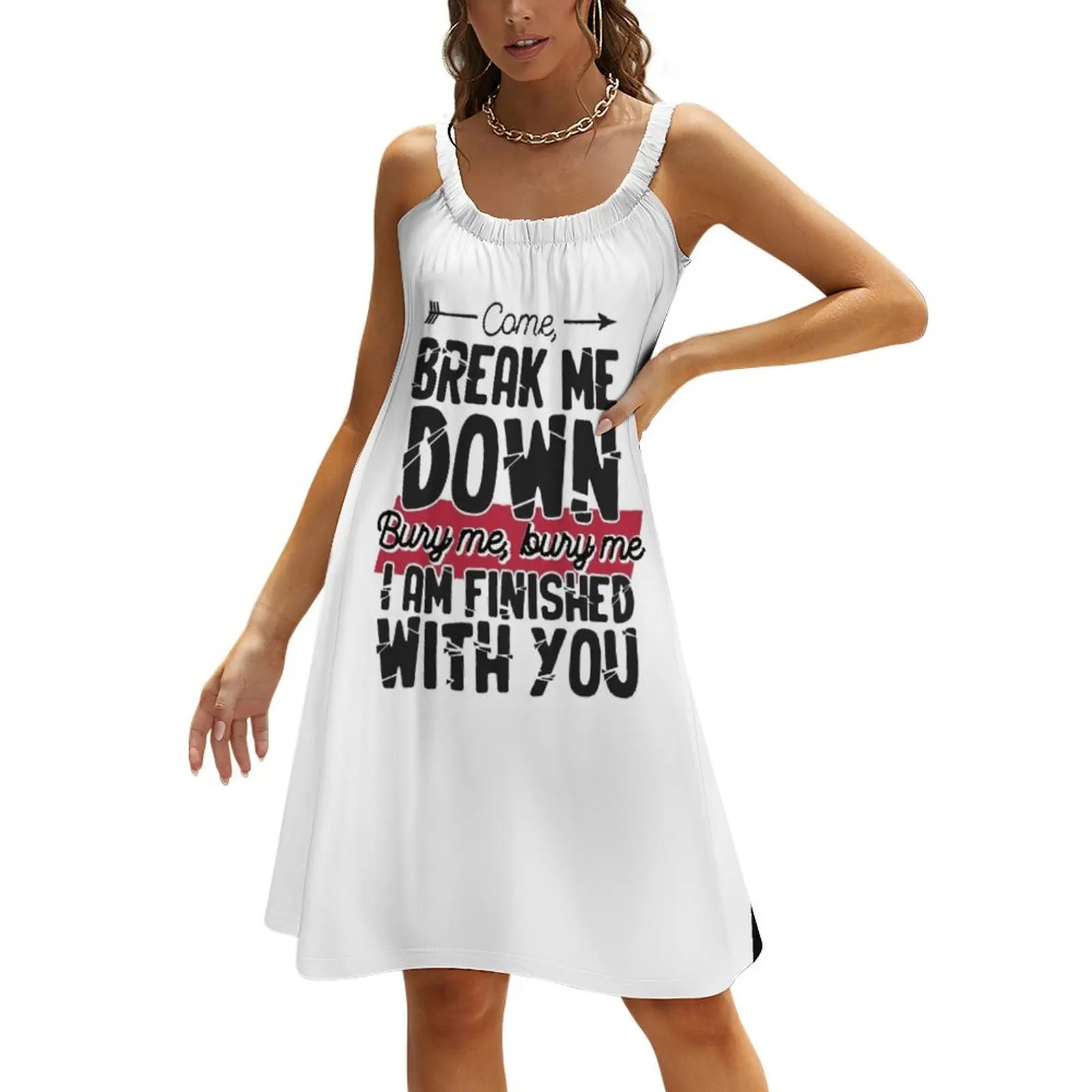 Come Break Me Down Bury Me I Am Finished With You Letra Cancion 30 Seconds To Mars Frase Emo Beach Sling Skirt dress for women
Come Break Me Down Bury Me I Am Finished With You Letra Cancion 30 Seconds To Mars Frase Emo Beach Sling Skirt dress for women