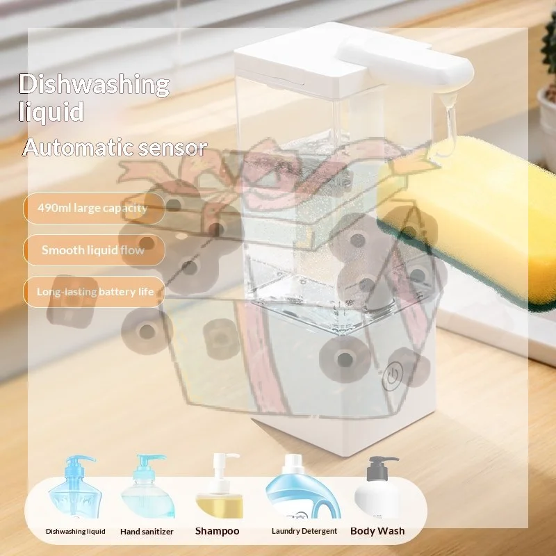 【CC】Kitchen 490ml Automatic Liquid Soap Dispenser USB Rechargeable Touchless Hand High Capacity Detergent For Kitchen Home
【CC】Kitchen 490ml Automatic Liquid Soap Dispenser USB Rechargeable Touchless Hand High Capacity Detergent For Kitchen Home