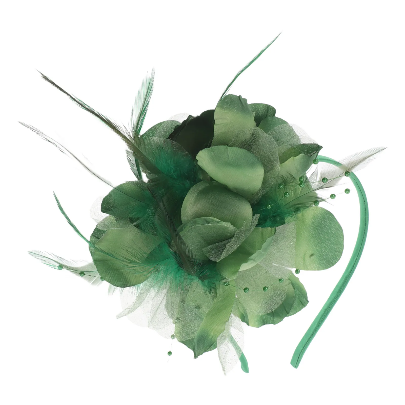 Feathered Headpiece Green Plume Retro Wedding Bride Bridesmaid Flower French Headband Hair Accessory Festival Dance Masquerade
Feathered Headpiece Green Plume Retro Wedding Bride Bridesmaid Flower French Headband Hair Accessory Festival Dance Masquerade