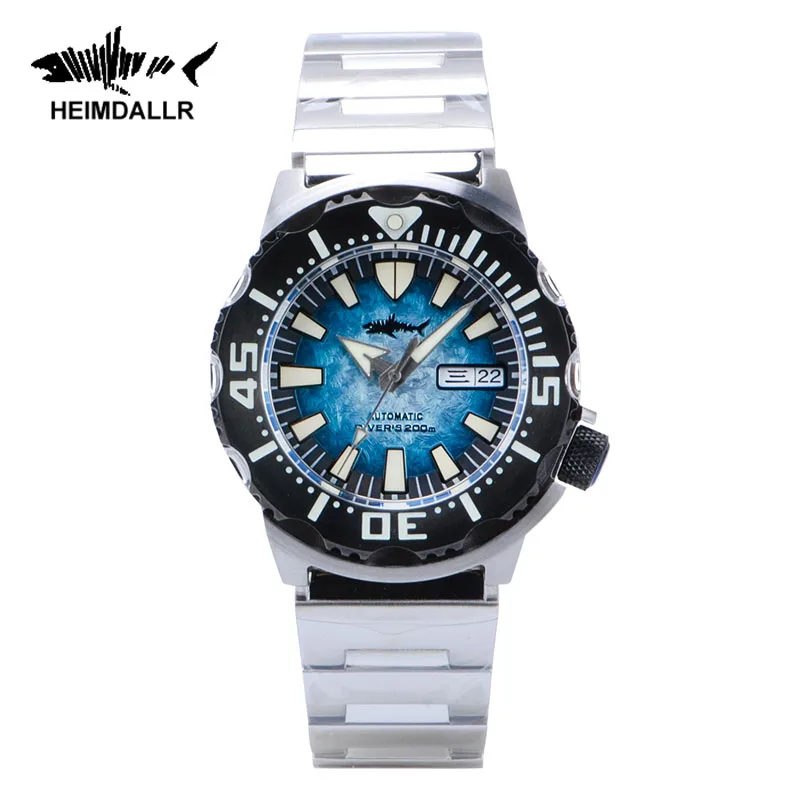 Мужские часы Heimdallr Monster V2, C3, светящийся циферблат, черный цвет, с покрытием из поливинилхлорида, стандартные механические часы для дайвинга NH36, наручные часы 200 м
Мужские часы Heimdallr Monster V2, C3, светящийся циферблат, черный цвет, с покрытием из поливинилхлорида, стандартные механические часы для дайвинга NH36, наручные часы 200 м