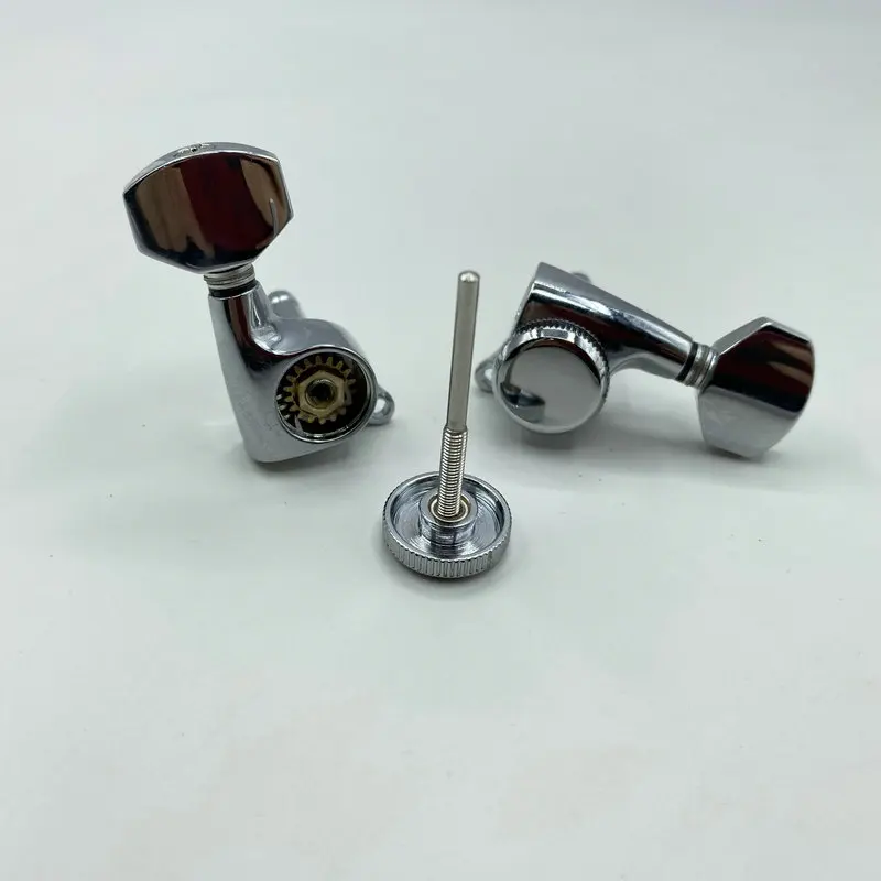 Chrome Guitar Locking Tuners ST TL Electric Guitar Machine Heads Tuners Metal Lock Silver Guitar Tuning Pegs Made In Korea
Chrome Guitar Locking Tuners ST TL Electric Guitar Machine Heads Tuners Metal Lock Silver Guitar Tuning Pegs Made In Korea