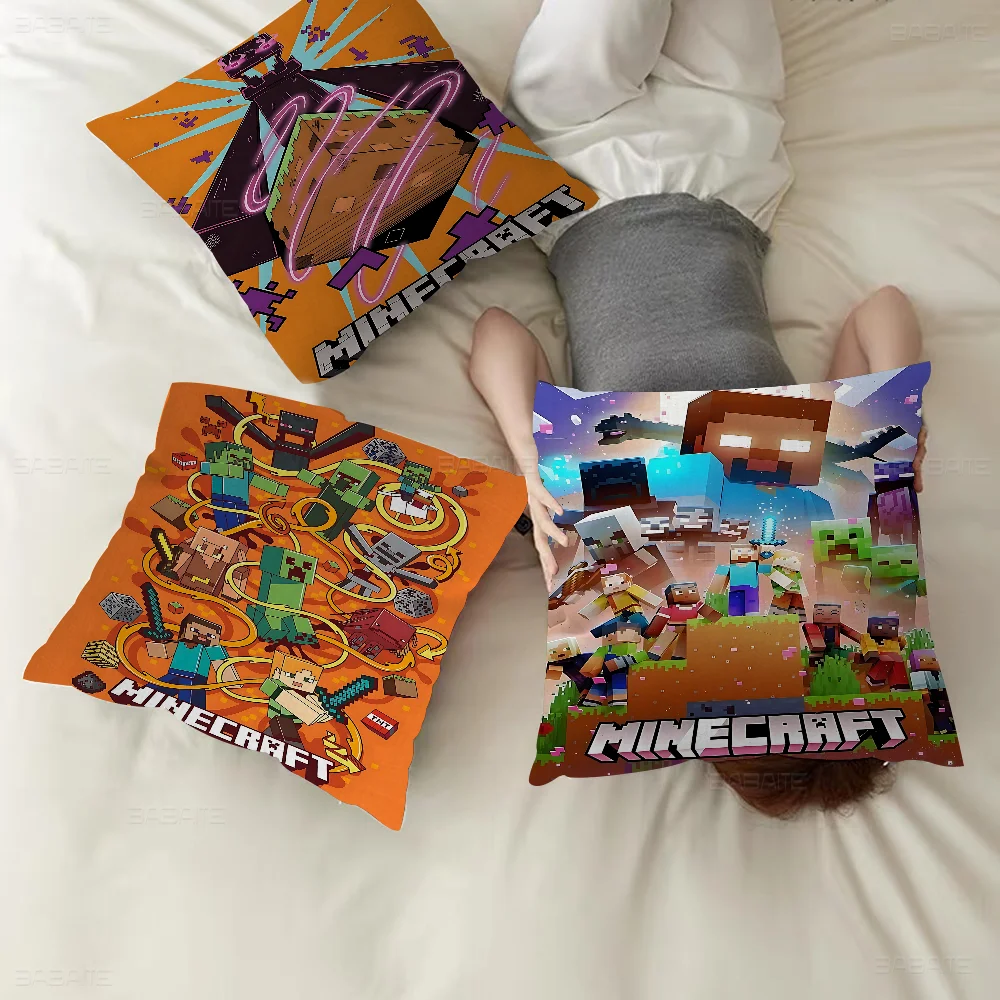 Classic Sandbox Game M-inecraf-t Pillow Cover Sofa Cushion Cover Home Room Decoration Children Gift
Classic Sandbox Game M-inecraf-t Pillow Cover Sofa Cushion Cover Home Room Decoration Children Gift