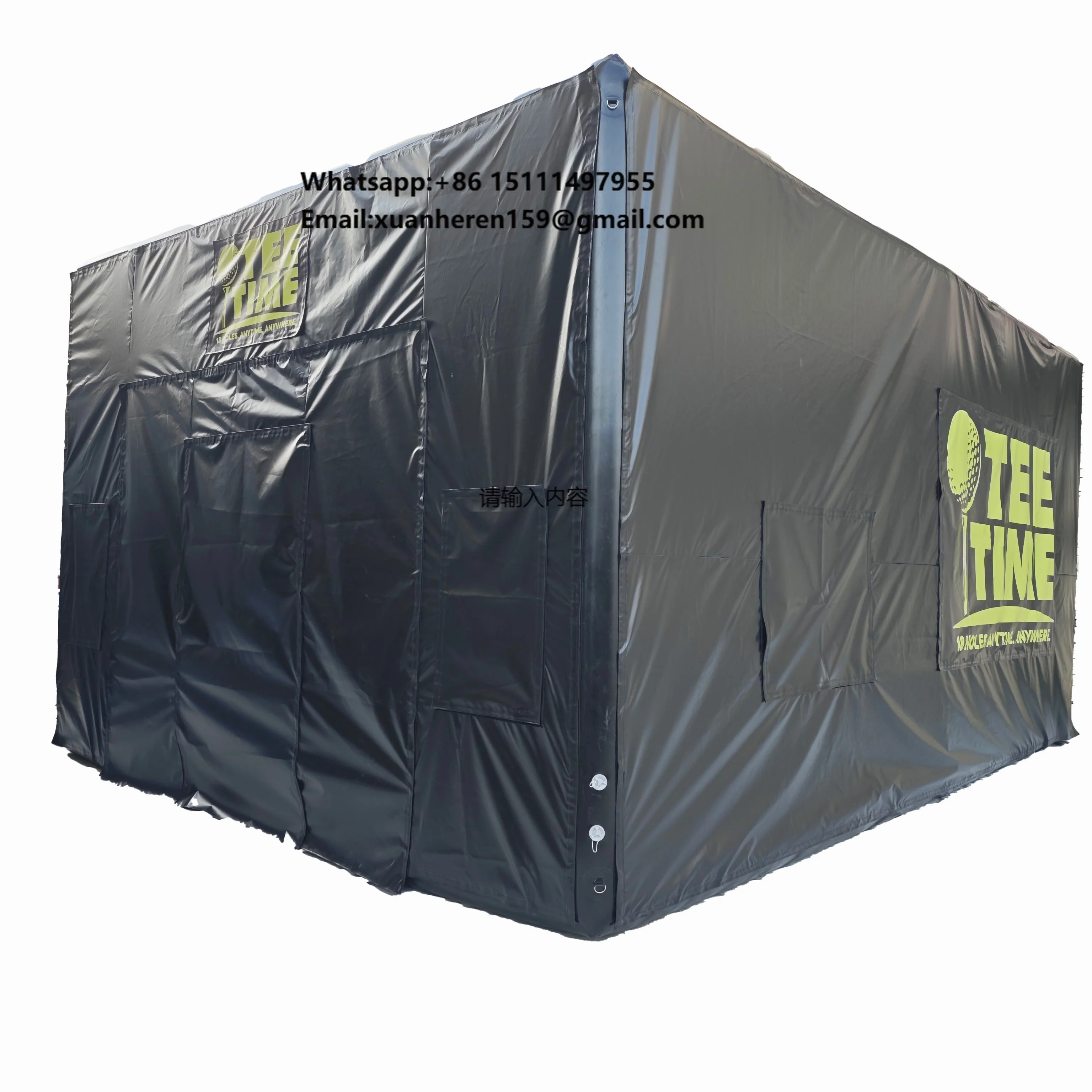 Popular Sport Inflatable Golf Training Simulator Tent with Movie Screen
Popular Sport Inflatable Golf Training Simulator Tent with Movie Screen