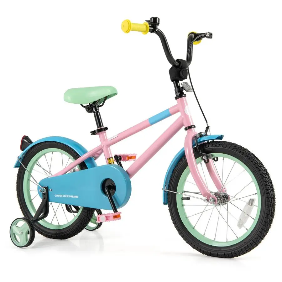 Colorful Macarons Kids Bike, 12 14 16 18 Inch Sporty Childrens Bicycle with Training Wheels, Adjustable Handlebar amp Saddle, Ha
Colorful Macarons Kids Bike, 12 14 16 18 Inch Sporty Childrens Bicycle with Training Wheels, Adjustable Handlebar amp Saddle, Ha