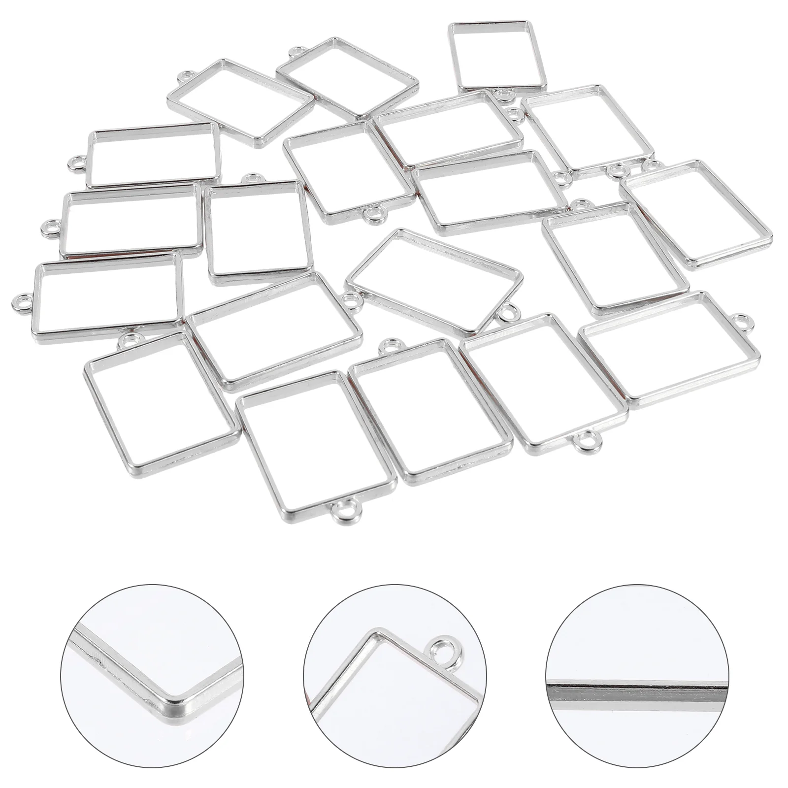 20 Pcs Rectangular Pendant Frame DIY Accessories Pendants Retro Decor Jewelry Decorations Baffle Decorative
20 Pcs Rectangular Pendant Frame DIY Accessories Pendants Retro Decor Jewelry Decorations Baffle Decorative