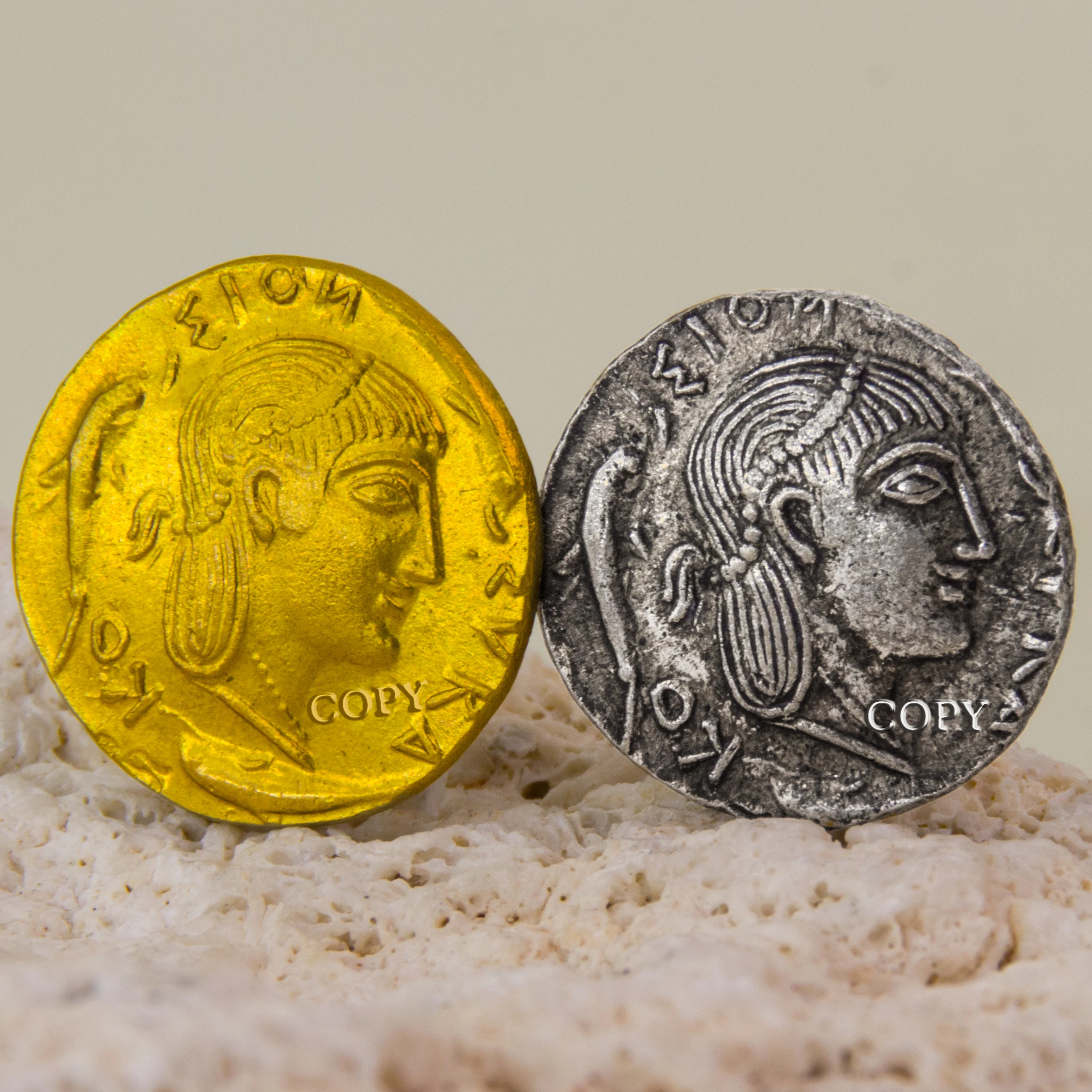 Ancient Greek Nymphs Replica Gold Coin Goddess Of The Hunt Dolphin Moon Creative Decoration Coin Handicraft Collection Homer
Ancient Greek Nymphs Replica Gold Coin Goddess Of The Hunt Dolphin Moon Creative Decoration Coin Handicraft Collection Homer