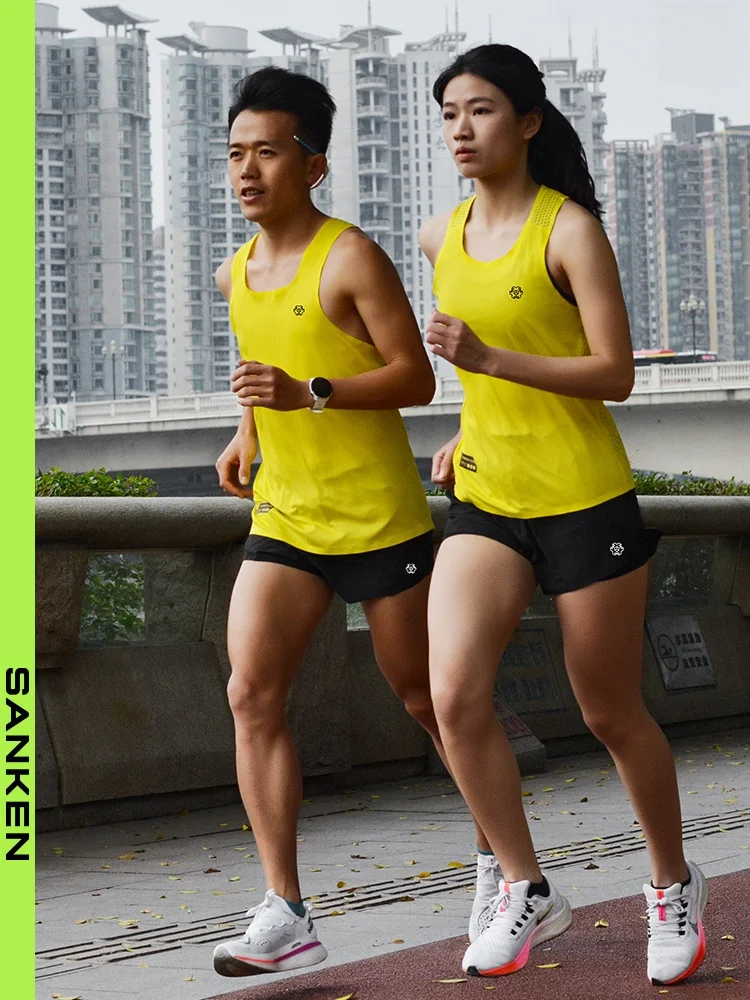 Sanken Profional Running Vest Qui Dry Lightweight Sl Breathable ex Fitn Clothing Suitable for Marathon Sports
Sanken Profional Running Vest Qui Dry Lightweight Sl Breathable ex Fitn Clothing Suitable for Marathon Sports