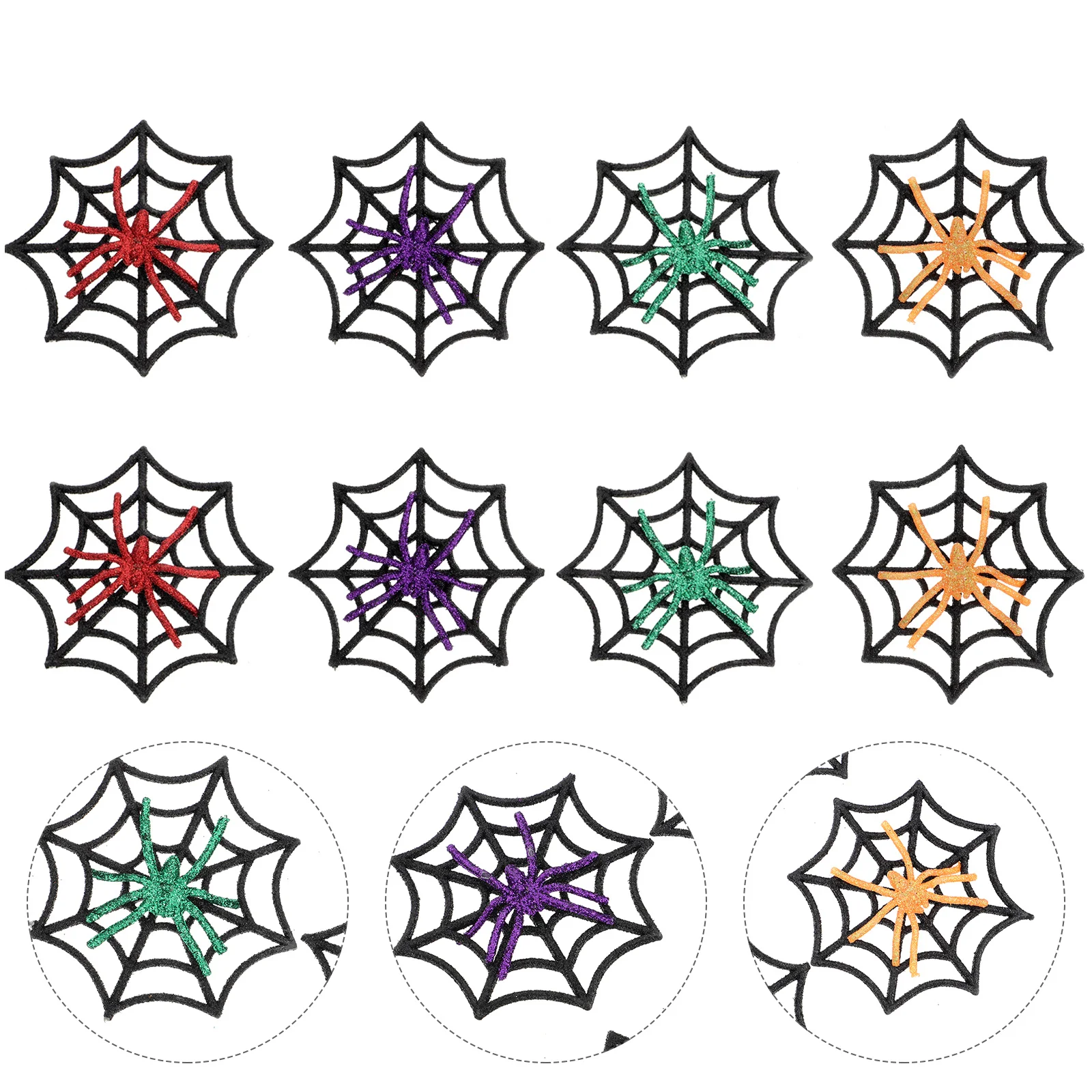 8pcs Spider Web Hair Clips Halloween Costume Accessories For Girls Women Kids Spooky Party Decor Cosplay Hair Accessories
8pcs Spider Web Hair Clips Halloween Costume Accessories For Girls Women Kids Spooky Party Decor Cosplay Hair Accessories