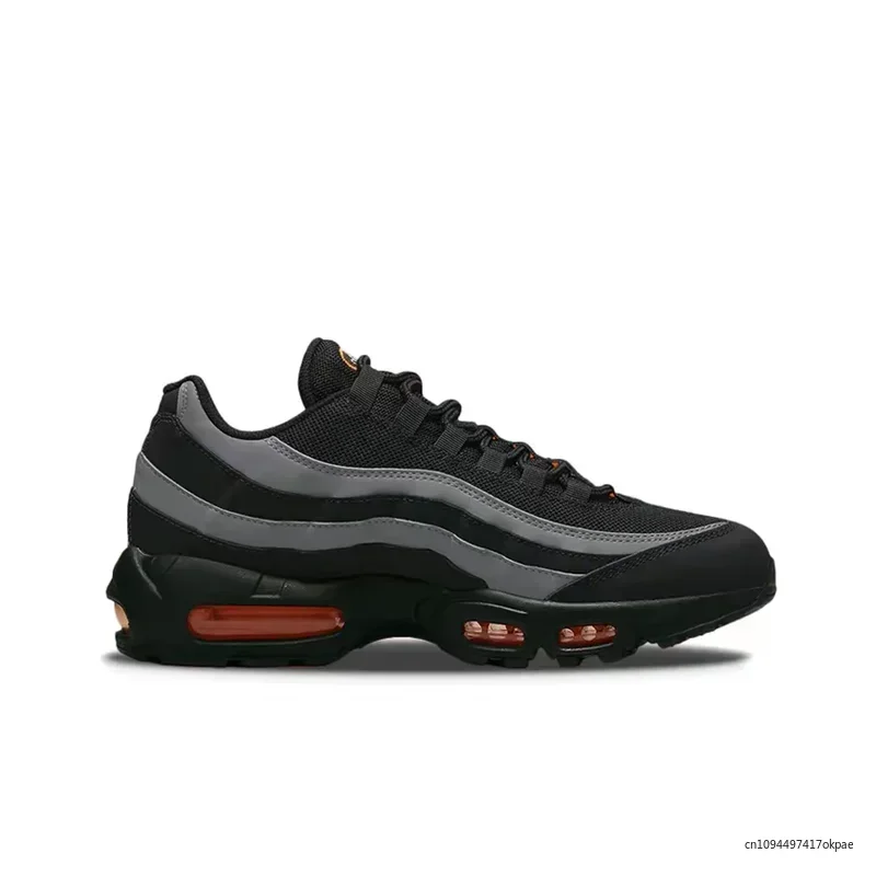 Nike Air Max 95 женские и мужские черные, серые модные амортизирующие нескользящие удобные кроссовки в стиле ретро DX2657-001
Nike Air Max 95 женские и мужские черные, серые модные амортизирующие нескользящие удобные кроссовки в стиле ретро DX2657-001