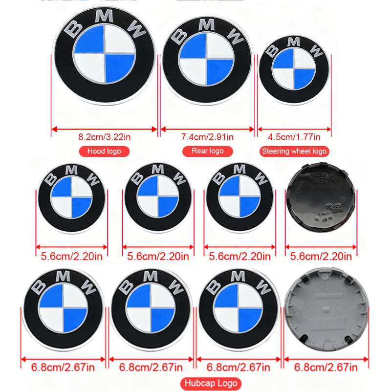 Bue White 7Pcs 74mm 82mm Car Front Rear Badge Wheel Hub Center Cover Steering Wheel Center Accessories For BMW 50th anniversary
Bue White 7Pcs 74mm 82mm Car Front Rear Badge Wheel Hub Center Cover Steering Wheel Center Accessories For BMW 50th anniversary