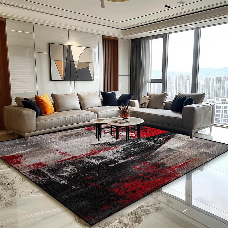 Modern Style Abstract Red Carpet Living Room Decor Bedroom Bedside Washable Rugs Balcony Sofa Tea Table Floor Mats for Non-slip
Modern Style Abstract Red Carpet Living Room Decor Bedroom Bedside Washable Rugs Balcony Sofa Tea Table Floor Mats for Non-slip