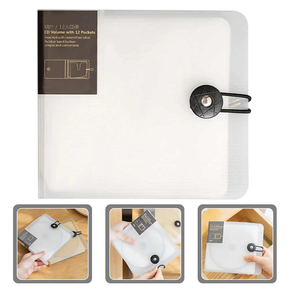 CD Volume Storage Book 12 Pocket Binder for CD DVD Discs Home Car Organizer PP Carry Case
CD Volume Storage Book 12 Pocket Binder for CD DVD Discs Home Car Organizer PP Carry Case