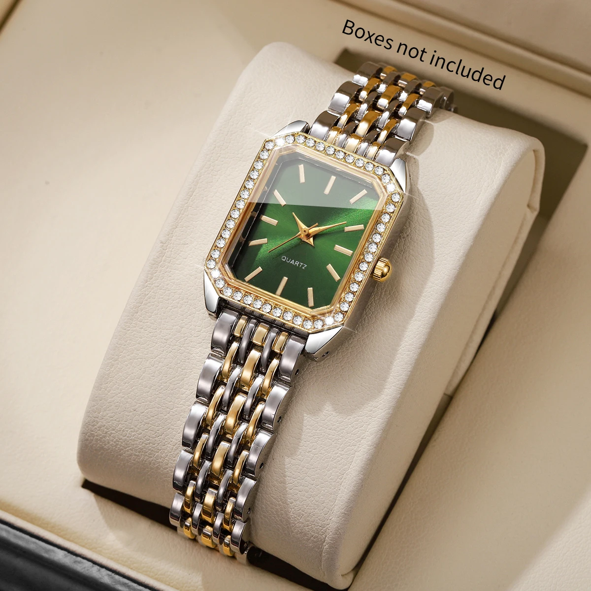 Elegant Rectangle Rhinestone Women's Watches Fashion Bracelet Strap Quartz Watch for Ladies Clock Reloj Mujer Gift(Without Box)
Elegant Rectangle Rhinestone Women's Watches Fashion Bracelet Strap Quartz Watch for Ladies Clock Reloj Mujer Gift(Without Box)