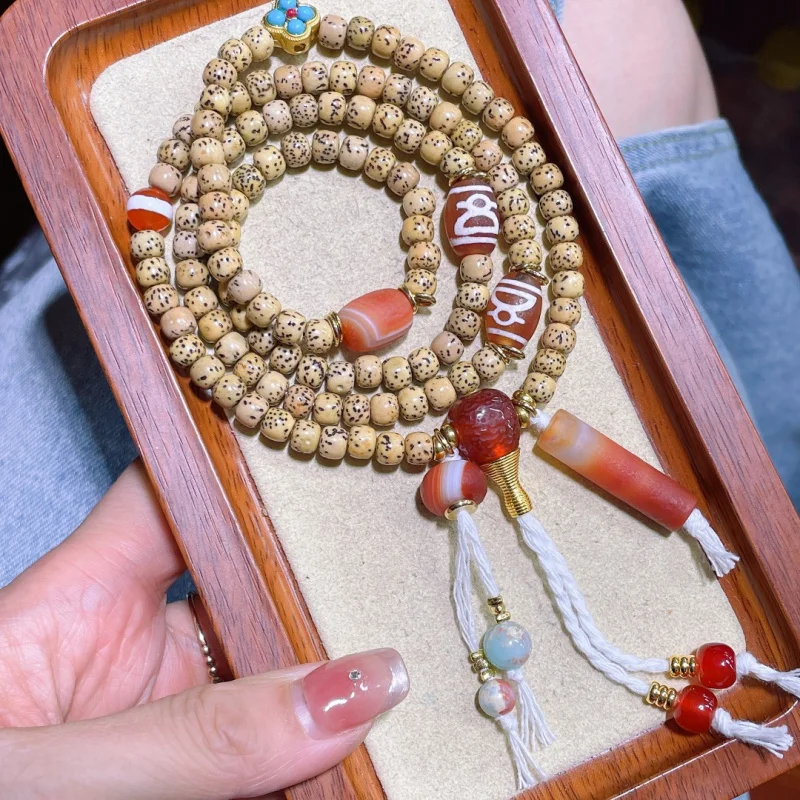 New Moon Bodhi Agate Dzi Bead - Bracelet Sweater Chain Multi-Circle Women'S Jewelry
New Moon Bodhi Agate Dzi Bead - Bracelet Sweater Chain Multi-Circle Women'S Jewelry