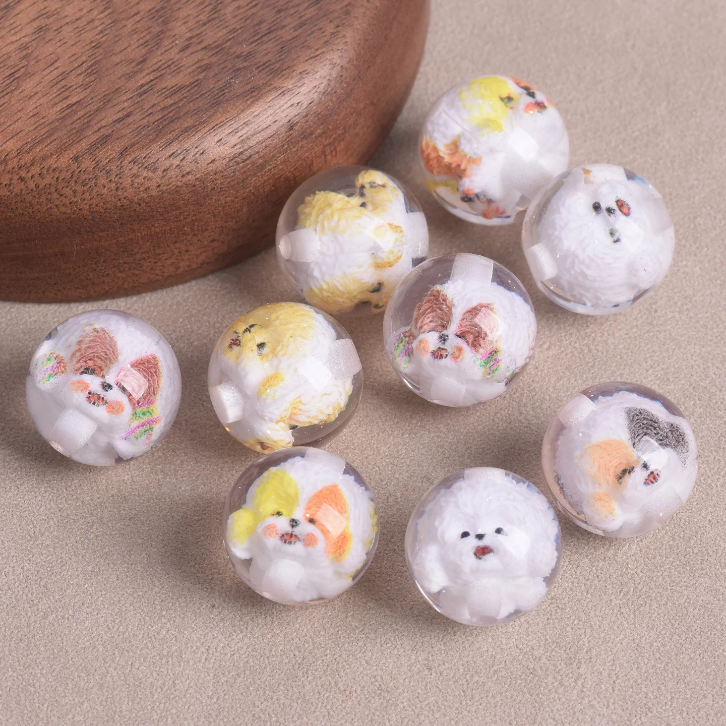 5pcs Cute Dog Inside Round 16mm Resin Plastic Loose Beads For Jewelry Making DIY Crafts Findings
5pcs Cute Dog Inside Round 16mm Resin Plastic Loose Beads For Jewelry Making DIY Crafts Findings