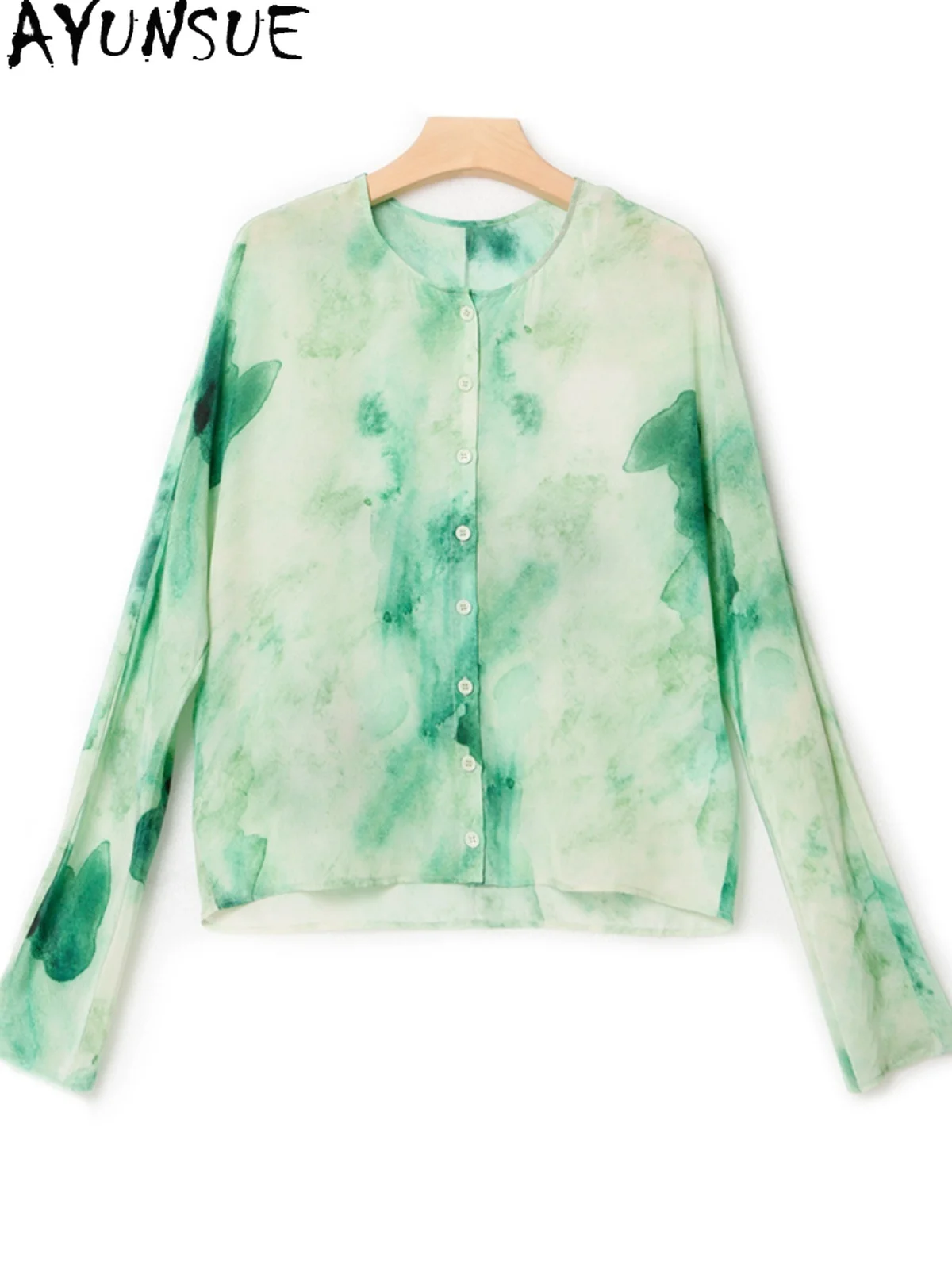100% Mulberry Silk Blouse Woman Luxury Floral Tops for Woman Clothing 2025 Elegant Tops Woman Spring Summer Blusas Para Mujer
100% Mulberry Silk Blouse Woman Luxury Floral Tops for Woman Clothing 2025 Elegant Tops Woman Spring Summer Blusas Para Mujer