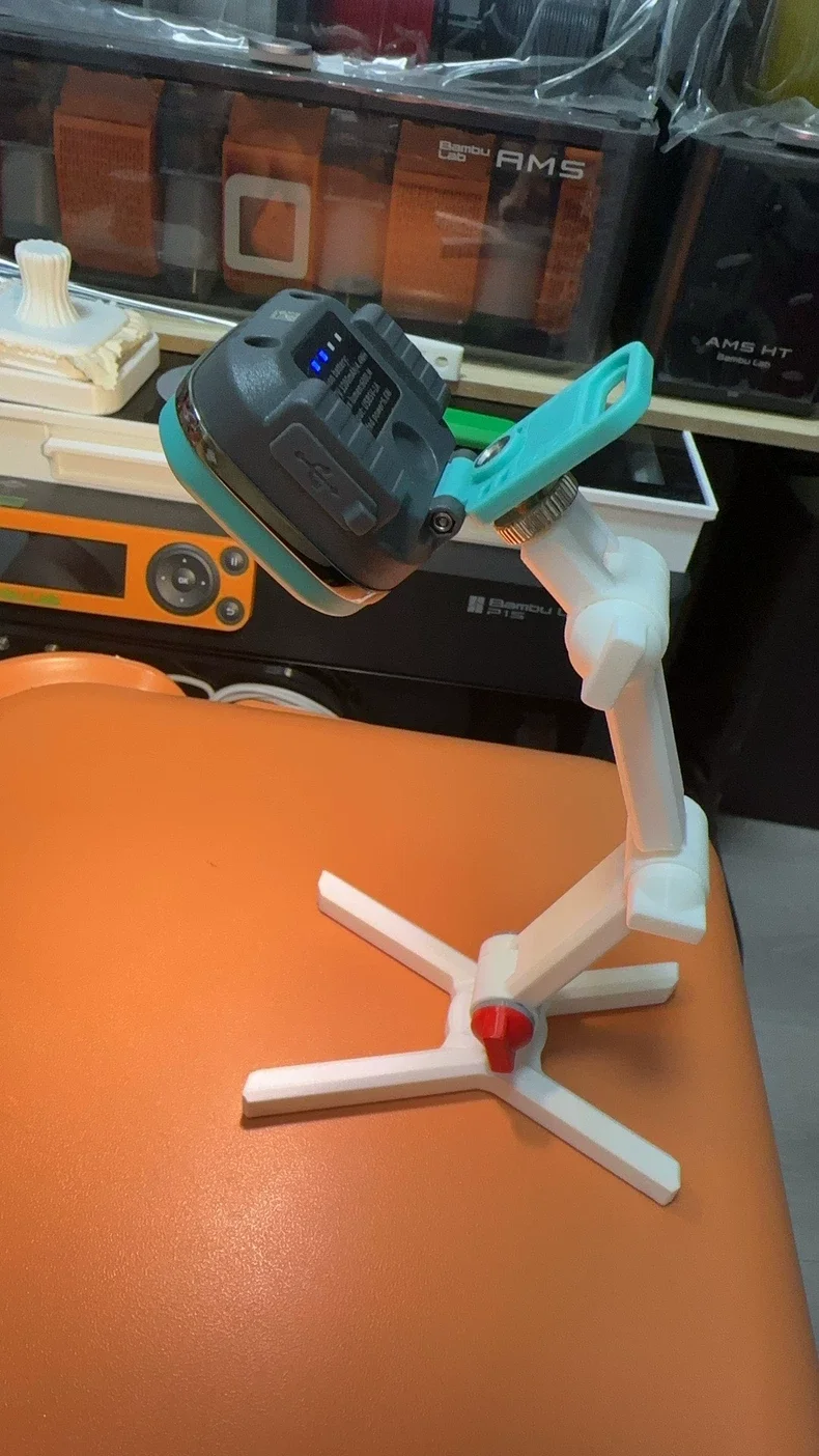 3D Printed Universal Mount - Adjustable Anti-Loose Stand with 1/4 Inch Nut (Phone Holder Optional) for Loop SK03 Sunrei C600
3D Printed Universal Mount - Adjustable Anti-Loose Stand with 1/4 Inch Nut (Phone Holder Optional) for Loop SK03 Sunrei C600