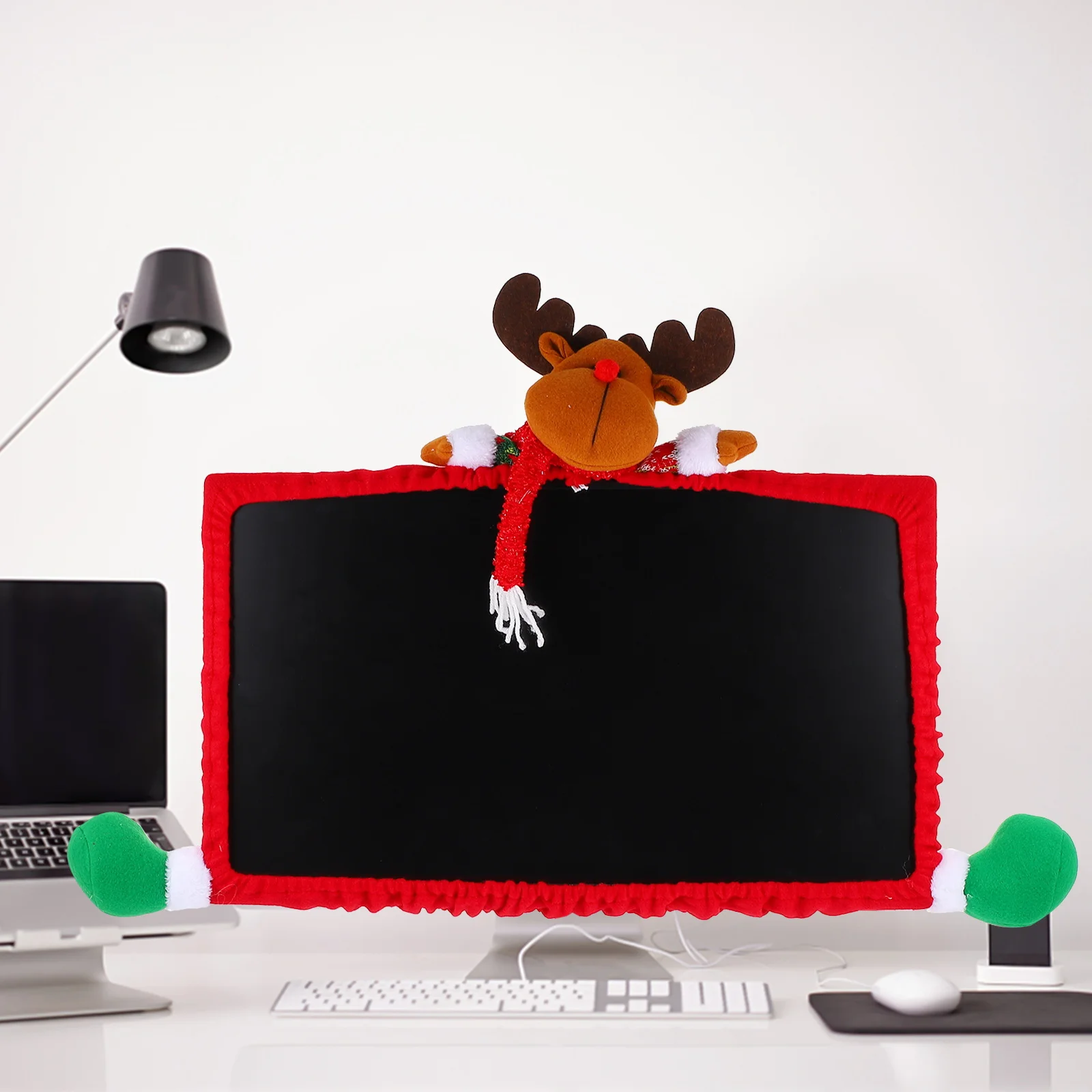 Elk Protective Cover Display Cases Computer Monitor Decoration Screen Covers Christmas
Elk Protective Cover Display Cases Computer Monitor Decoration Screen Covers Christmas