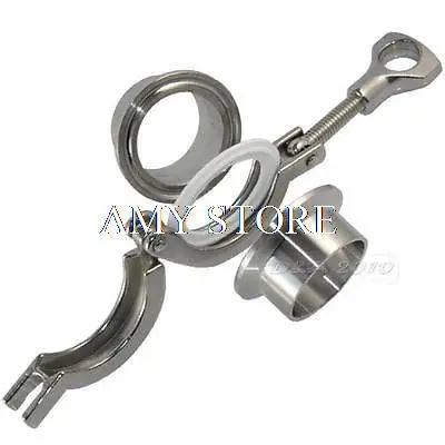 TRI CLAMP 64MM + 2 X TriClamp Ferrule 64MM H=21MM Pipe 1-3/4" 45MM + Gasket
TRI CLAMP 64MM + 2 X TriClamp Ferrule 64MM H=21MM Pipe 1-3/4" 45MM + Gasket