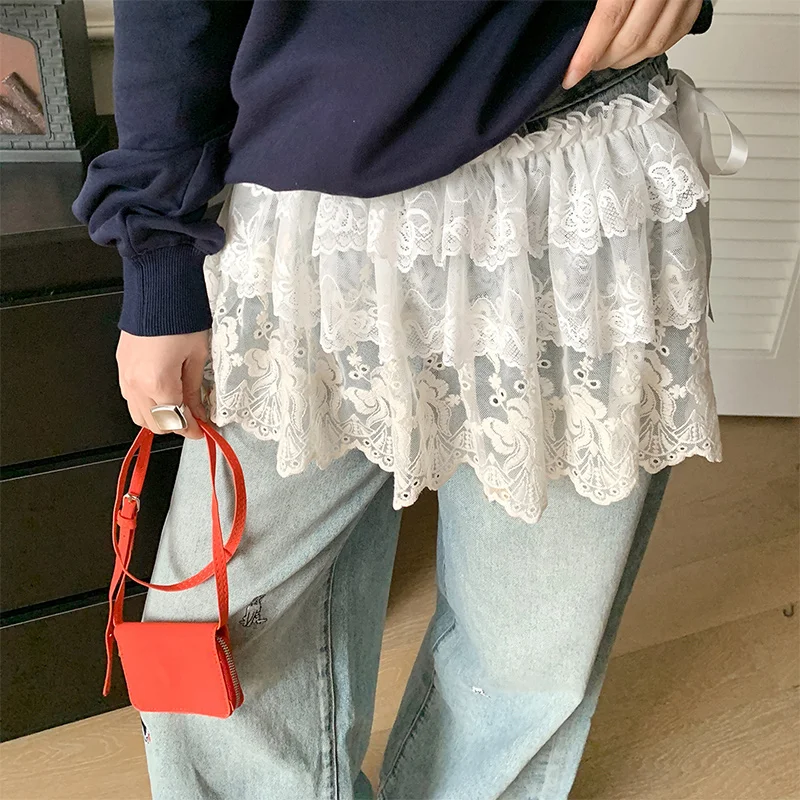 2026 New Spring/summer Women's Stacked Piece Millennium Style Fashion Lace With Strap Mini Skirt Fashionable Dressing Decoration
2026 New Spring/summer Women's Stacked Piece Millennium Style Fashion Lace With Strap Mini Skirt Fashionable Dressing Decoration
