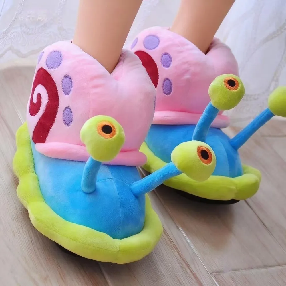 Cute SpongeBob SquarePants Cotton Treasure Slippers Snail Bag Heel Shoes Shoes Home Slippers Non Slip Floor Shoes Girl Gift Toys
Cute SpongeBob SquarePants Cotton Treasure Slippers Snail Bag Heel Shoes Shoes Home Slippers Non Slip Floor Shoes Girl Gift Toys