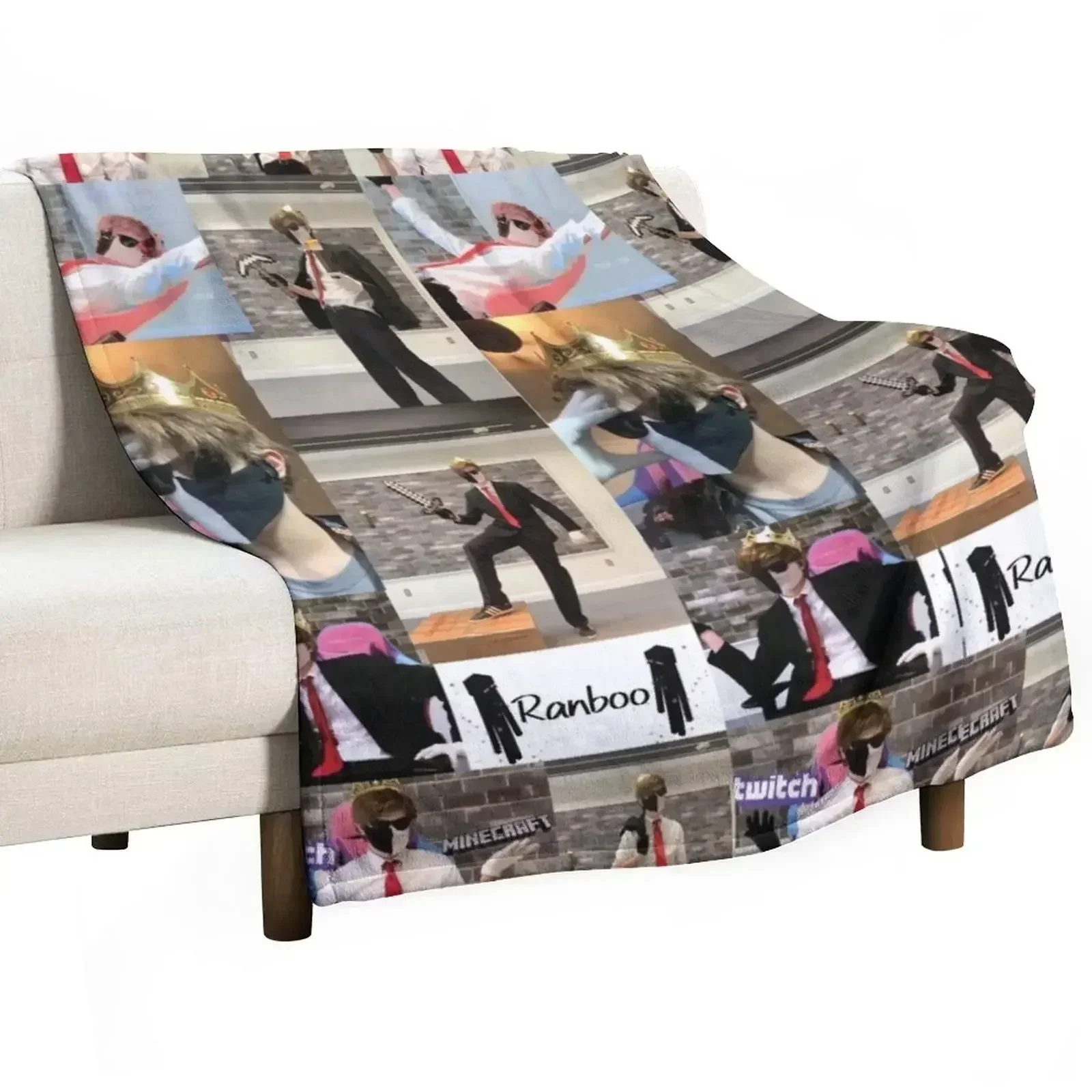 Ranboo Collage Throw Blanket Wrinkle Resistant Lightweight Blanket
Ranboo Collage Throw Blanket Wrinkle Resistant Lightweight Blanket
