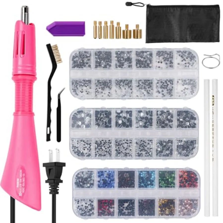 Hotfix Applicator Tool DIY Hot Fix Rhinestone Setter Quick Heating Hot Fix Wand Rhinestone DIY Applicator Embellishment Tools f
Hotfix Applicator Tool DIY Hot Fix Rhinestone Setter Quick Heating Hot Fix Wand Rhinestone DIY Applicator Embellishment Tools f