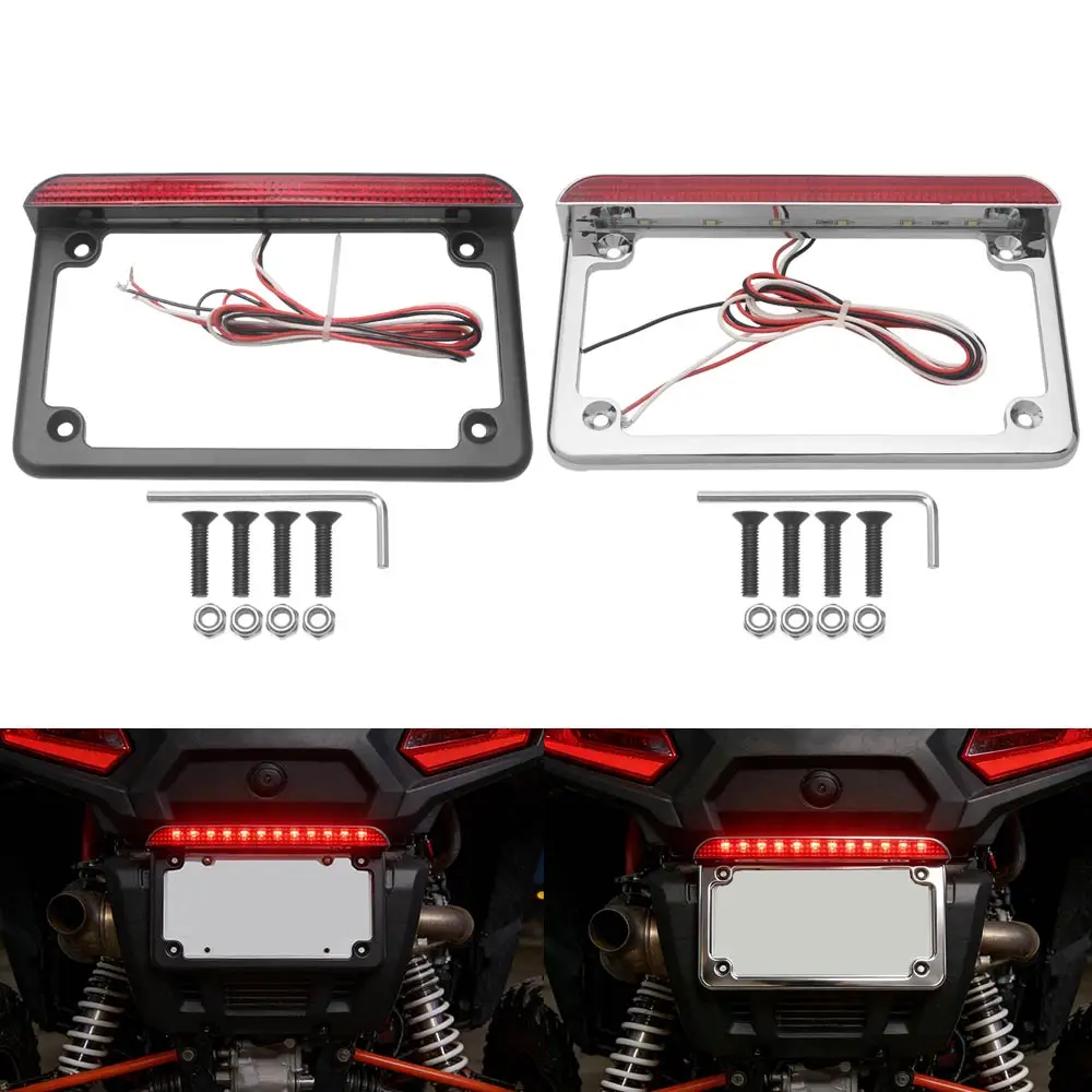 6" Chrome/Black License Plate Mount Tag Bracket With 12V LED Light Aluminum For Honda Suzuki Yamaha Kawasaki Harley Motorcycle
6" Chrome/Black License Plate Mount Tag Bracket With 12V LED Light Aluminum For Honda Suzuki Yamaha Kawasaki Harley Motorcycle