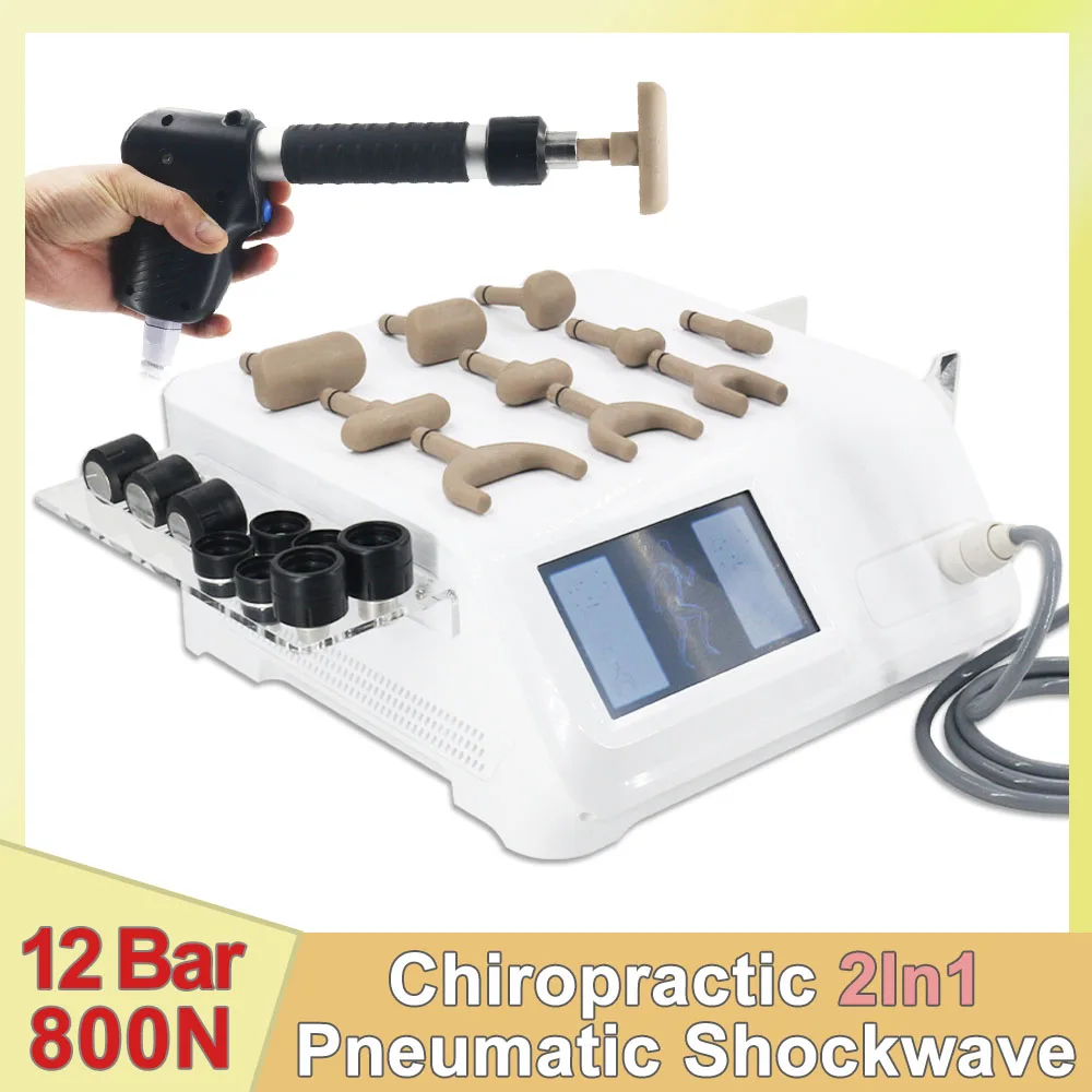 12Bar Pneumatic Shockwave Therapy Machine Sports Injury Pain Relief Fatigue Relax Chiropractic Tool Muscle Body Massager
12Bar Pneumatic Shockwave Therapy Machine Sports Injury Pain Relief Fatigue Relax Chiropractic Tool Muscle Body Massager
