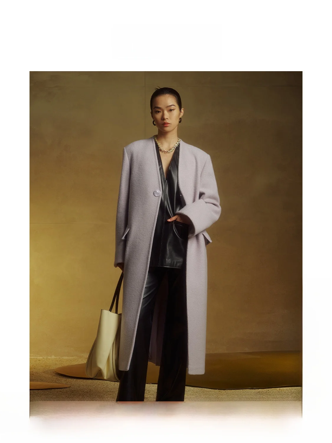 Anti-Season Button Knowledge Approach Changjiang Scholar Long Woolen Coat Women Autumn Winter Elegance Suiting Overcoat Purple
Anti-Season Button Knowledge Approach Changjiang Scholar Long Woolen Coat Women Autumn Winter Elegance Suiting Overcoat Purple