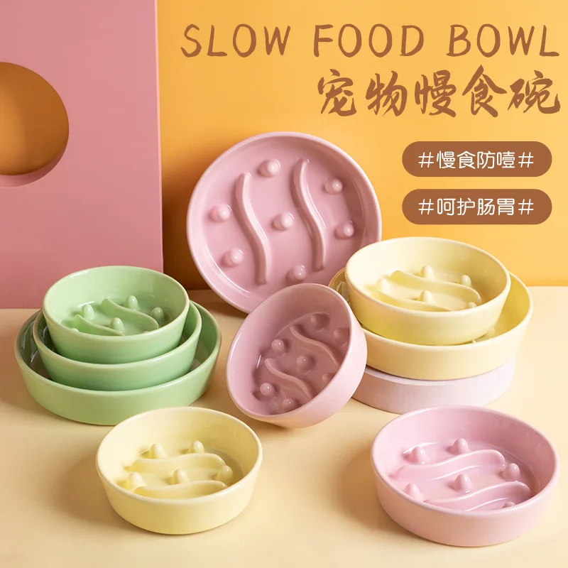 Ceramic Slow Feeder Pet Bowl Anti-choke Anti-slip Anti-tipping Cat Dog Feeding Bowl Pet Supplies
Ceramic Slow Feeder Pet Bowl Anti-choke Anti-slip Anti-tipping Cat Dog Feeding Bowl Pet Supplies