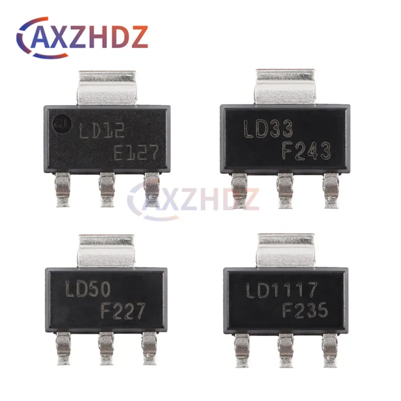 20PCS SMD Adjustable 3.3V 5V Fixed Low Drop Positive Voltage Regulator LD1117S33 LD1117S50 LD33 LD1117 LD12 LD18 LD50 ADJ SOT223
20PCS SMD Adjustable 3.3V 5V Fixed Low Drop Positive Voltage Regulator LD1117S33 LD1117S50 LD33 LD1117 LD12 LD18 LD50 ADJ SOT223