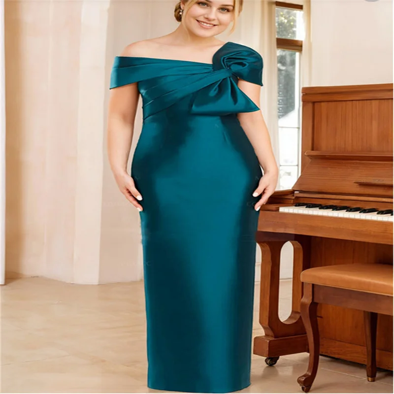 Off the Shoulder Long Evening Gown Women Dresses Elegant Customized Evening Dress Sleeveless Floor Length Prom Dress with Bow
Off the Shoulder Long Evening Gown Women Dresses Elegant Customized Evening Dress Sleeveless Floor Length Prom Dress with Bow