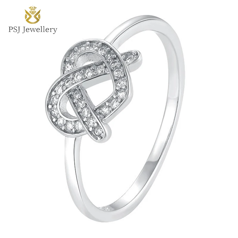 PSJ Fashion Elegant Jewelry Heart Cross Shaped Zircon S925 Sterling Silver Rings for Women Wedding Engagement Gift
PSJ Fashion Elegant Jewelry Heart Cross Shaped Zircon S925 Sterling Silver Rings for Women Wedding Engagement Gift