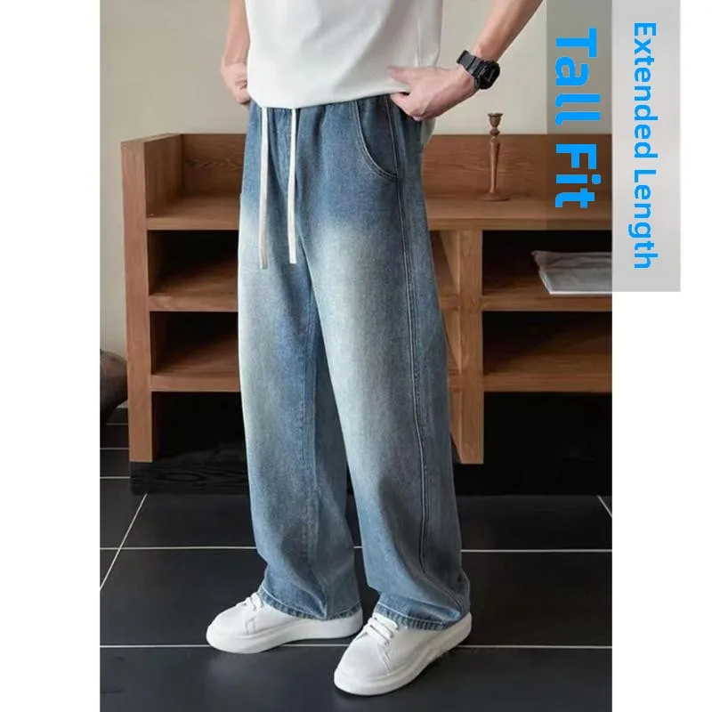 Summer Thin American High Street Lyocell Denim Jeans Trendy Brand Boys Versatile Long Pants Straight Leg Loose Fit Breathable
Summer Thin American High Street Lyocell Denim Jeans Trendy Brand Boys Versatile Long Pants Straight Leg Loose Fit Breathable