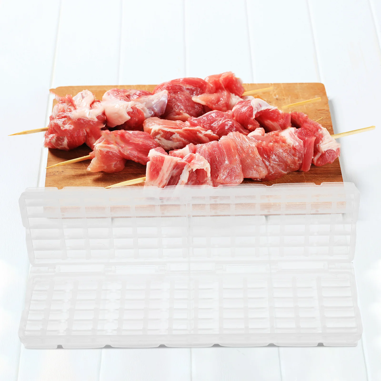 4Pcs Meat Kebab Maker Portable Press Tool Kitchen Bbq Skewers Cooking Chicken Steak Tools Bbq Meat Skewers Maker
4Pcs Meat Kebab Maker Portable Press Tool Kitchen Bbq Skewers Cooking Chicken Steak Tools Bbq Meat Skewers Maker