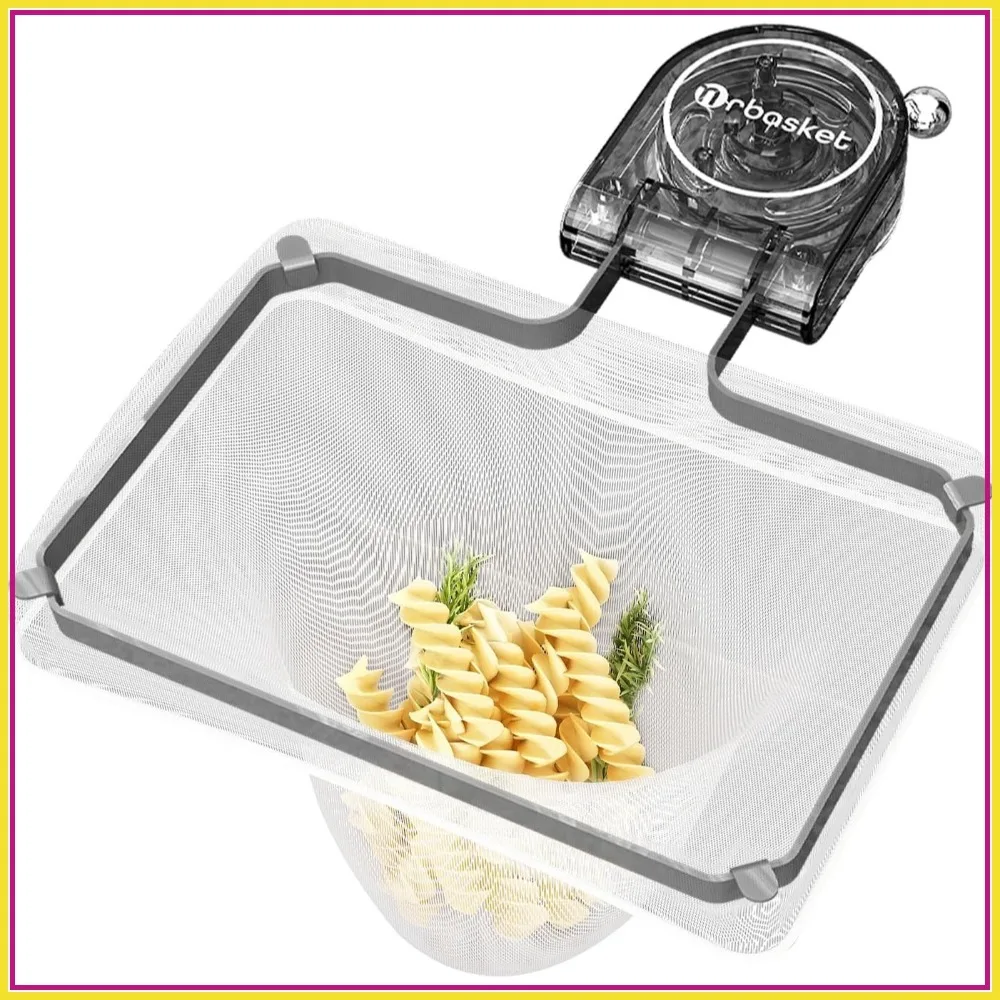 Kitchen Sink Strainer with Mesh Bag, Foldable Suction Cup Drying Holder for Fruits & Veggies
Kitchen Sink Strainer with Mesh Bag, Foldable Suction Cup Drying Holder for Fruits & Veggies