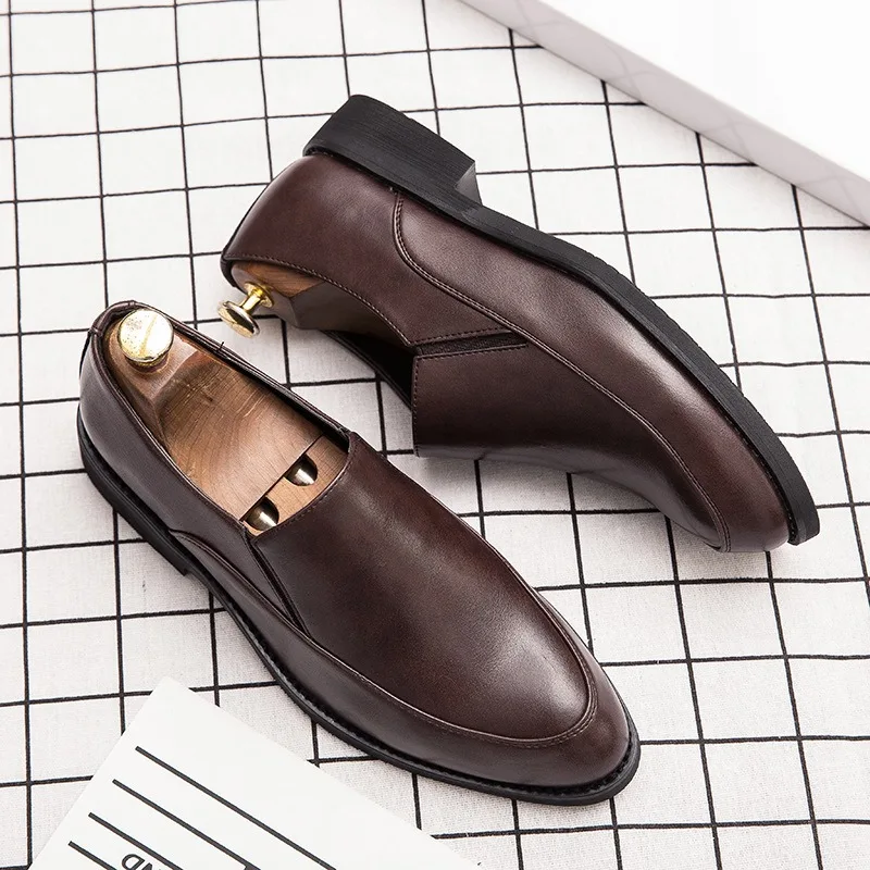 High Quality Men's Leather Shoes British Style Business Drees Shoes Classic Slip on Loafers Fashion Men's Casual Leather Shoes
High Quality Men's Leather Shoes British Style Business Drees Shoes Classic Slip on Loafers Fashion Men's Casual Leather Shoes