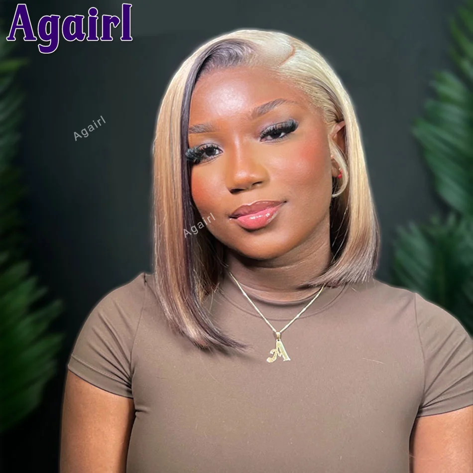 Ombre 613 Blonde Brown Straight Short Bob Lace Front Wig Human Hair 180 Density 13X4 Lace Frontal Bob Wigs for Women 12 14 Inch
Ombre 613 Blonde Brown Straight Short Bob Lace Front Wig Human Hair 180 Density 13X4 Lace Frontal Bob Wigs for Women 12 14 Inch