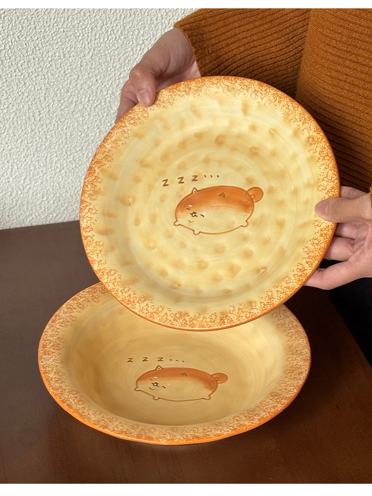 Cute iba Inu Cerc Dining Set Orange round Rice Bowl Tableware High Aesthetic Value Home Use Cartoon Sle Bowl
Cute iba Inu Cerc Dining Set Orange round Rice Bowl Tableware High Aesthetic Value Home Use Cartoon Sle Bowl