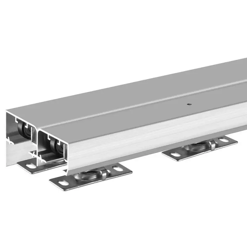Bypass Door Hardware, 6ft Heavy Duty Bypass Sliding Door Hardware Kit, Aluminum Alloy Sliding Closet Door Hardware Set for 2 Door System, Fit Door Thickness 1 3/8 " - 1 3/4", Easy to Install
Bypass Door Hardware, 6ft Heavy Duty Bypass Sliding Door Hardware Kit, Aluminum Alloy Sliding Closet Door Hardware Set for 2 Door System, Fit Door Thickness 1 3/8 " - 1 3/4", Easy to Install