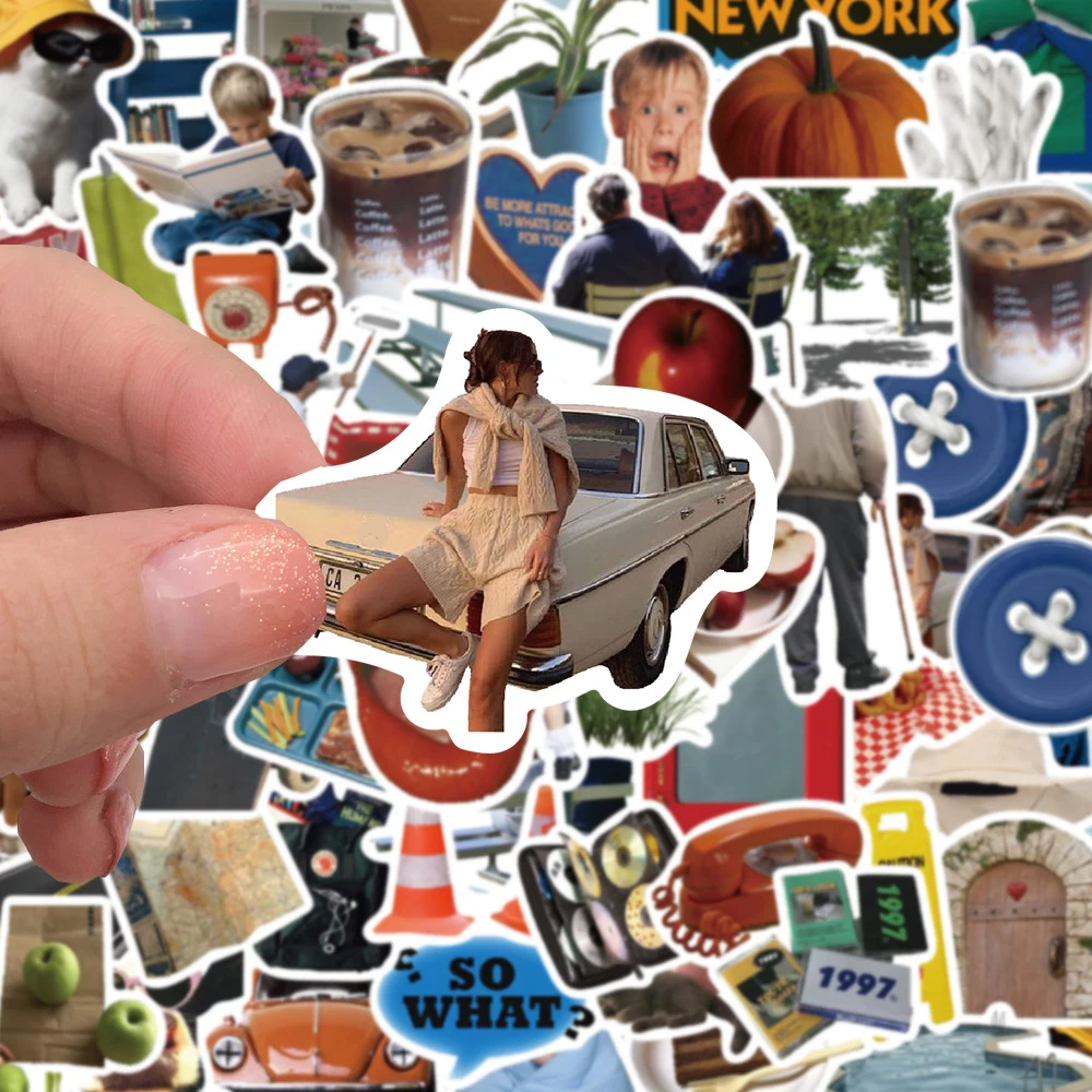 10/30/63pcs Vintage Ins Style Aesthetic Stickers Kawaii Food Cat Decals Car Motorcycle Water Bottle Laptop Cartoon Sticker Pack
10/30/63pcs Vintage Ins Style Aesthetic Stickers Kawaii Food Cat Decals Car Motorcycle Water Bottle Laptop Cartoon Sticker Pack