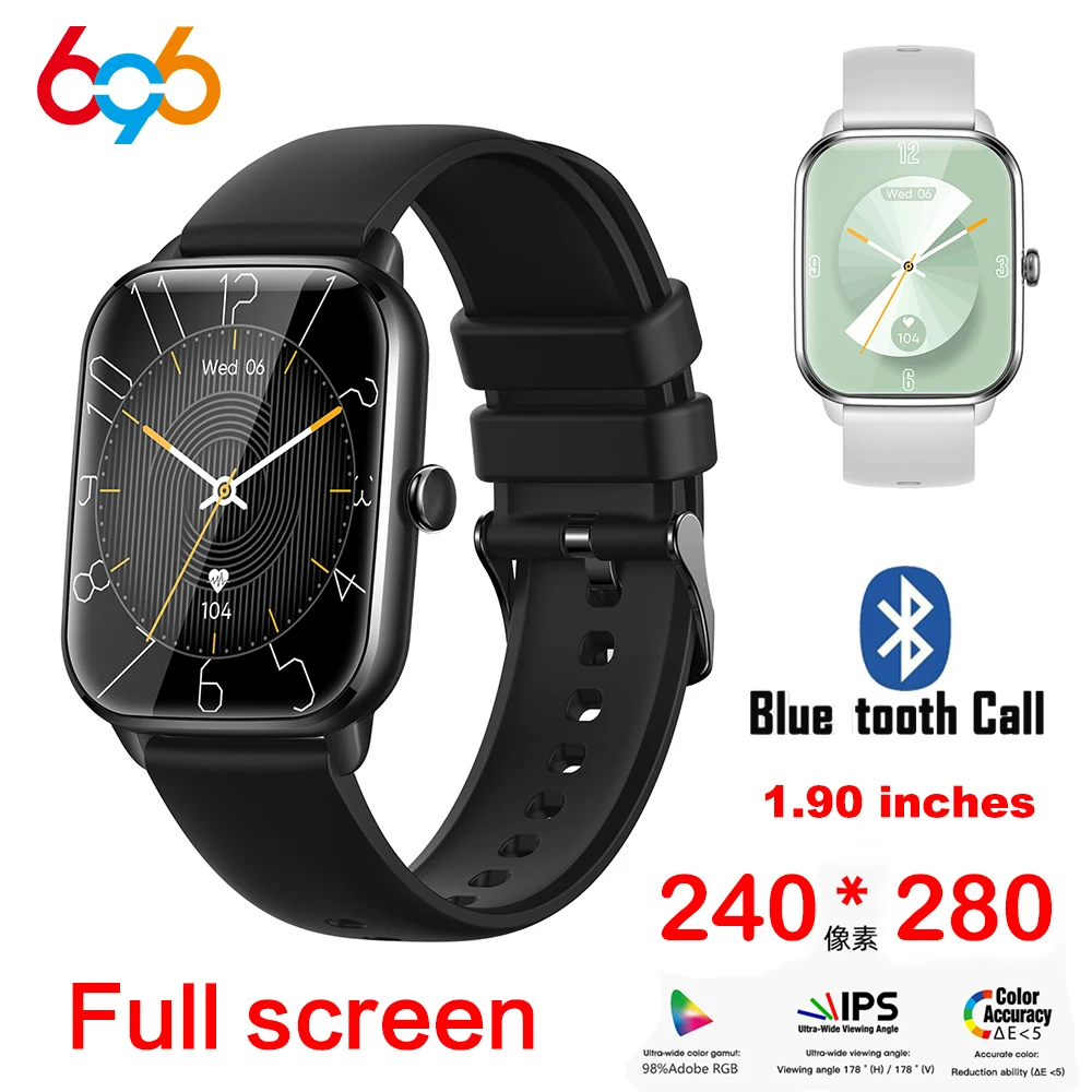New 1.9" Men Women Blue Tooth Call Sports Fitness 2024 Smartwatch Waterproof Heart Rate Bracelet Voice Assistant Smart Watches
New 1.9" Men Women Blue Tooth Call Sports Fitness 2024 Smartwatch Waterproof Heart Rate Bracelet Voice Assistant Smart Watches
