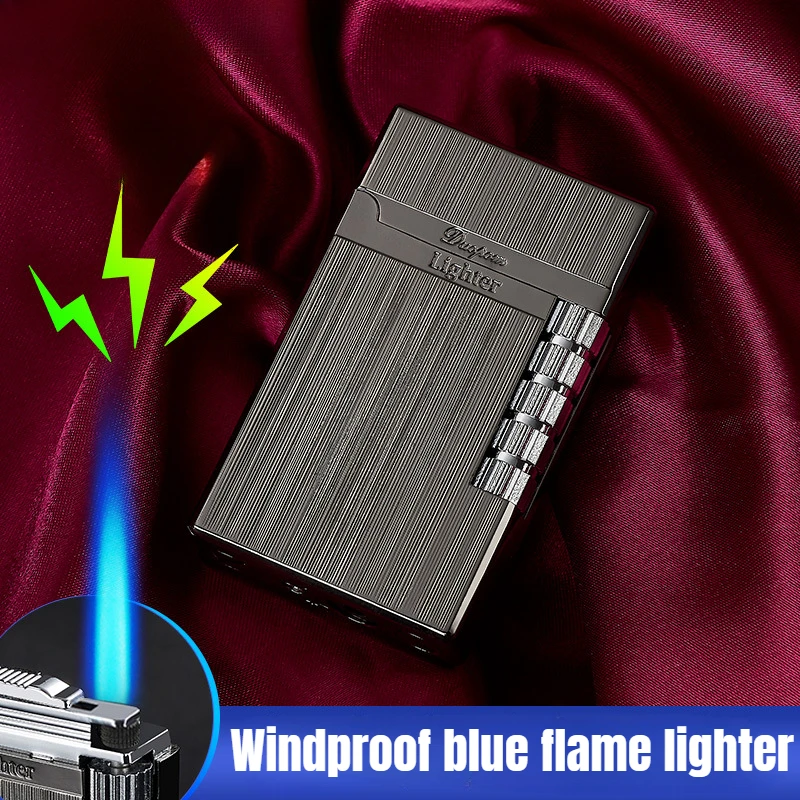2025 Mini Classic Steel Tone Rumble Straight Metal Lighter Men's Gift Blue Flame Flint Lighter Smoking Accessories
2025 Mini Classic Steel Tone Rumble Straight Metal Lighter Men's Gift Blue Flame Flint Lighter Smoking Accessories