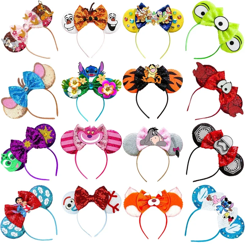Disney Anime Series Hair Accessories Women Child Party Ears Headband Cartoon Stitch Headband For Girl Kids Sequins Bow Hairbands
Disney Anime Series Hair Accessories Women Child Party Ears Headband Cartoon Stitch Headband For Girl Kids Sequins Bow Hairbands