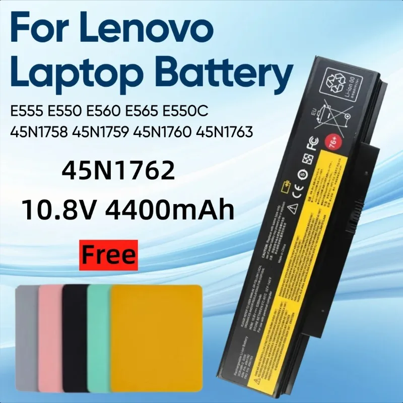 10.8V 45N1762 76+ for Lenovo ThinkPad E555 E550 E560 E565 E550C 45N1758 45N1759 45N1760 45N1763 Laptop Battery
10.8V 45N1762 76+ for Lenovo ThinkPad E555 E550 E560 E565 E550C 45N1758 45N1759 45N1760 45N1763 Laptop Battery