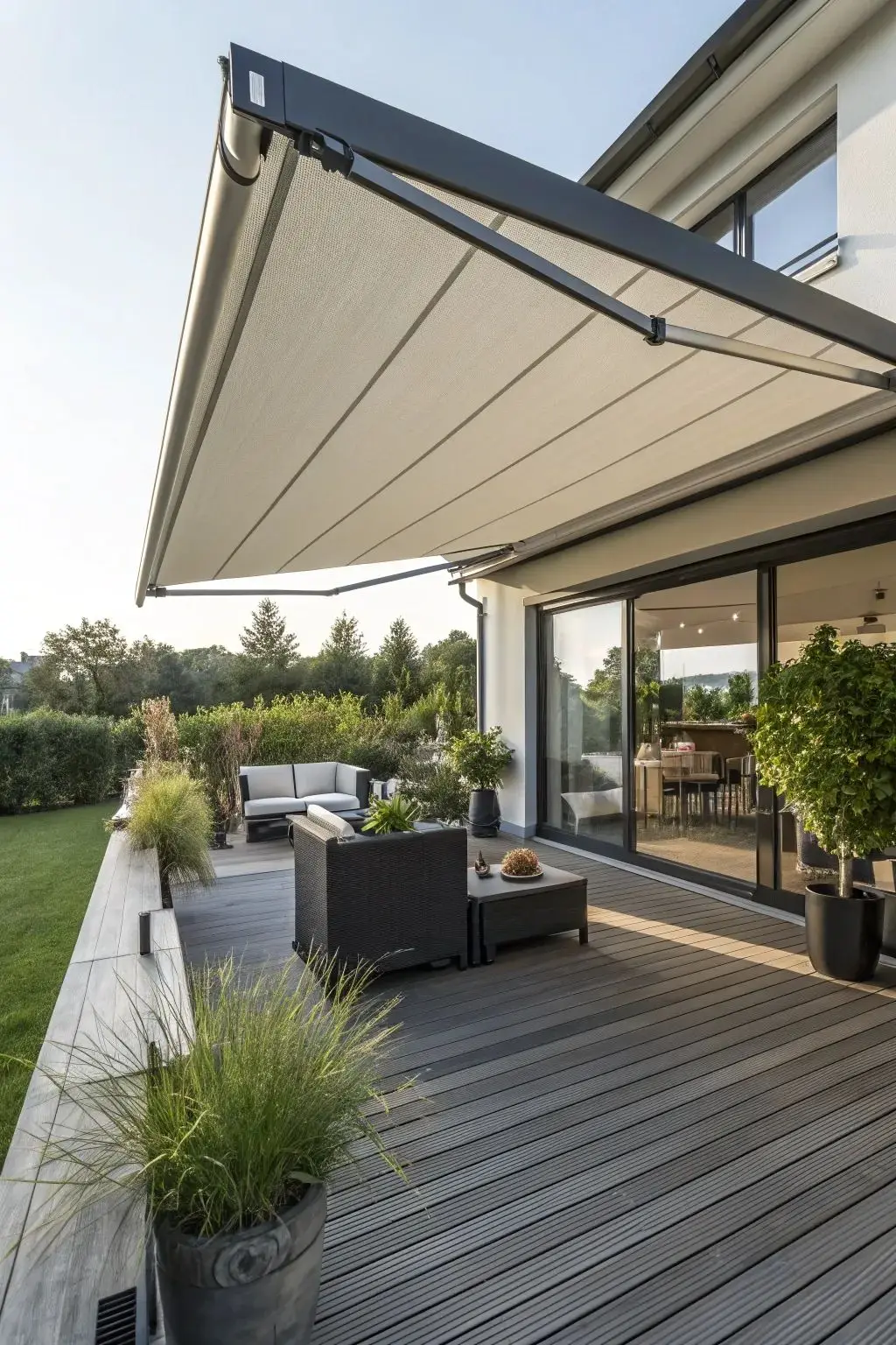 Outdoor Garden Balcony Sunshade Modern Electric Full Cassette Retractable Awning Save Space Design Household Aluminium Canopy
Outdoor Garden Balcony Sunshade Modern Electric Full Cassette Retractable Awning Save Space Design Household Aluminium Canopy