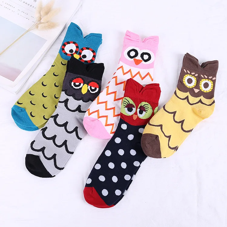 1 Pair Cute Owl Jacquard Socks - Animal Cartoon Funny Socks for Women Men - Soft Breathable Comfortable Crew Socks
1 Pair Cute Owl Jacquard Socks - Animal Cartoon Funny Socks for Women Men - Soft Breathable Comfortable Crew Socks