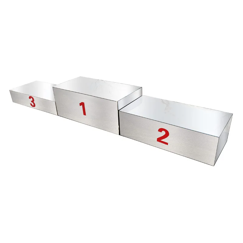 Stainless steel competition podium, podium, prize stand, steel, competition track and field equipment
Stainless steel competition podium, podium, prize stand, steel, competition track and field equipment